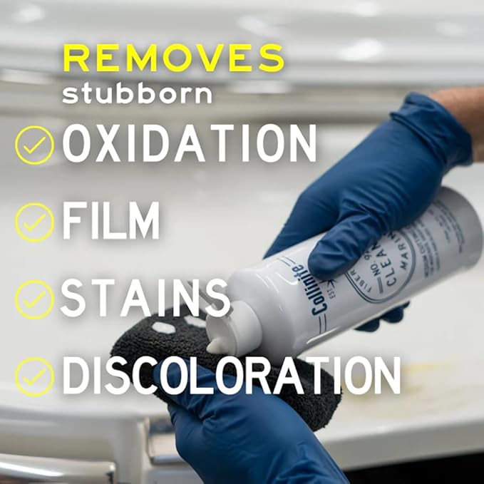 Collinite 920 Fiberglass Cleaner and 885 Paste Wax Combo