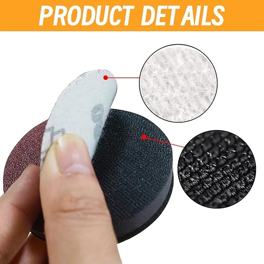 WCIC 100-Pack 3-Inch Heavy-Duty Coarse Sanding Discs | P40 to P120 | Double Supply for Large Projects | Extra Thick for Paint Removal, Rust & Wood Shaping (Heavy-Duty Coarse Kit)