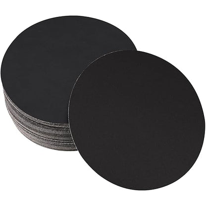 30PCS 6 inch Silicon Carbide Sanding Discs 400 Grit, Wet Dry Orbital Sander Hook and Loop Sandpaper Disc, Best for Metal,Automotive,Wood Polishing