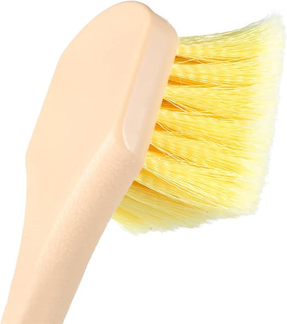 Mr. Detroit - 20" Long Handle Wash Brush w/Heavy Duty Scrub Brush with Non-Slip Long Handle for All Wheels Tire, Like Automobile, Motorcycle, Bicycle and Ship