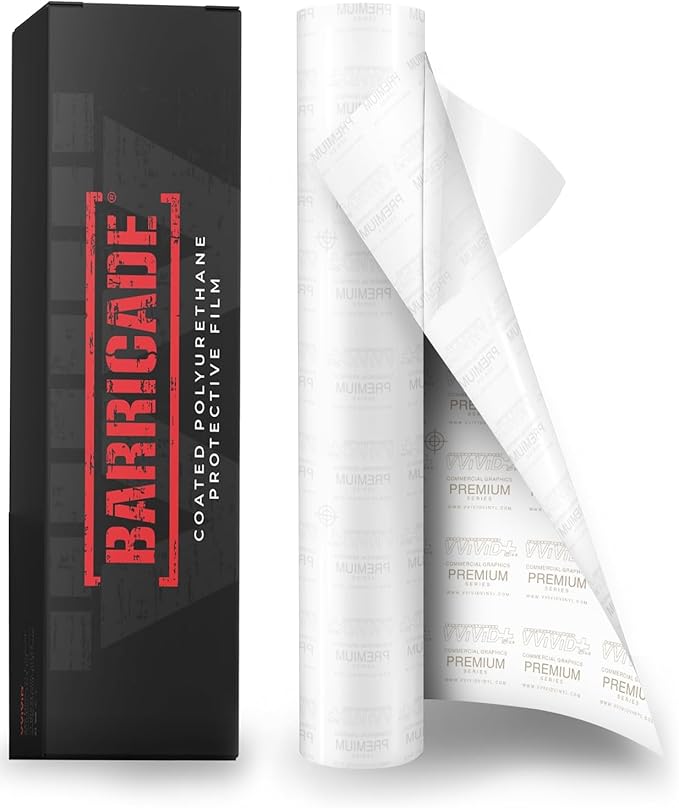VViViD Barricade Premium Clear Gloss Paint Protection Film (4" x 60")