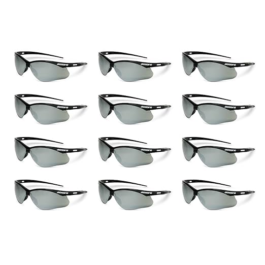 Jackson Safety SG Safety Glasses – Eye Protection for Men and Women – ANSI Z87.1 (Pack of 12)