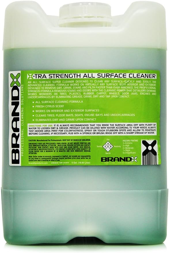 Chemical Guys BrandX X10205 X-TRA Strength All Surface Cleaner - 5 Gallon