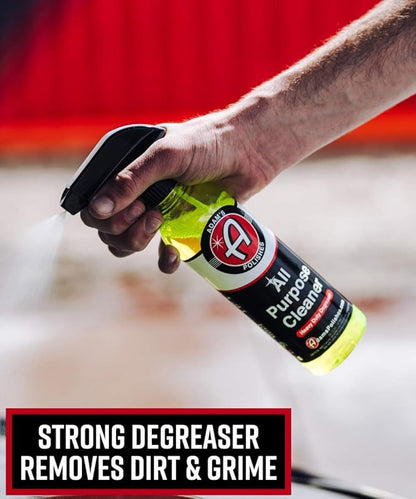Adam's Polishes All Purpose Cleaner (16oz) - Professional Heavy Duty Industrial Cleaner & Degreaser | Cuts Heavy Grease & Tar | Car Detailing, Tire Cleaner, Engine Cleaner, Wheel Cleaner