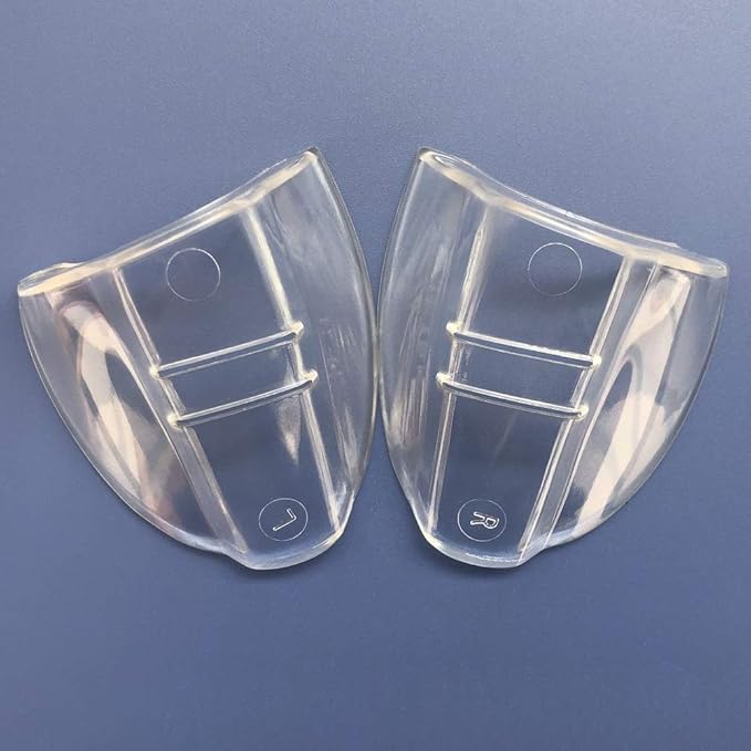 Safety Glasses Side Shields FAteam 2 Pairs Universal Safety Clear Flexible Side Shields Slip On Side Shields Fits All Eyeglasses Frames (≤17mm frames universal)