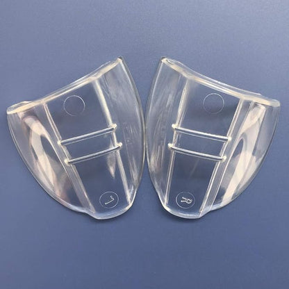 Safety Glasses Side Shields FAteam 2 Pairs Universal Safety Clear Flexible Side Shields Slip On Side Shields Fits All Eyeglasses Frames (≤17mm frames universal)