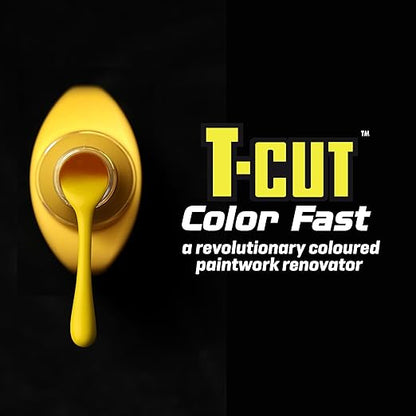 T-Cut Yellow Scratch Remover, Color Fast Paintwork Restorer Car Polish, 13 Colors Available, 17 Fl Oz