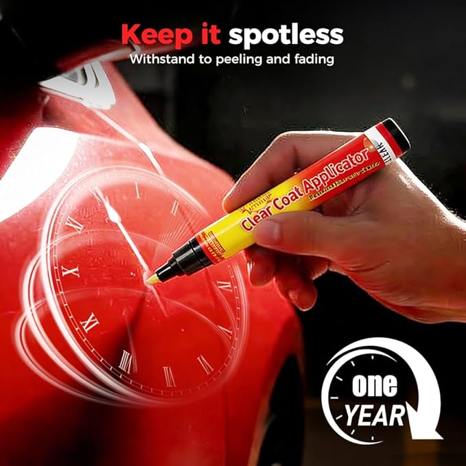 Magic Car Scratch Removal Pen, Weatherproof Auto Paint Repair Pen Brush Clear Scratch Remover Touch up Pens, Vehicles Repair for Car Colors & Surfaces (5)