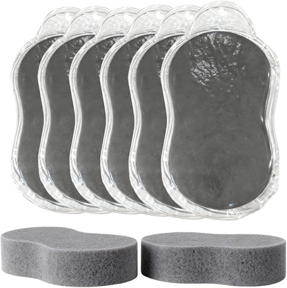 Bug Splatter Scrubber Pad for Cleaning Car Surfaces, Car Wash Sponge for RV, Car, Aircraft, Safe on Paint, 8.7x4.3x1.8 in (6-Pack)