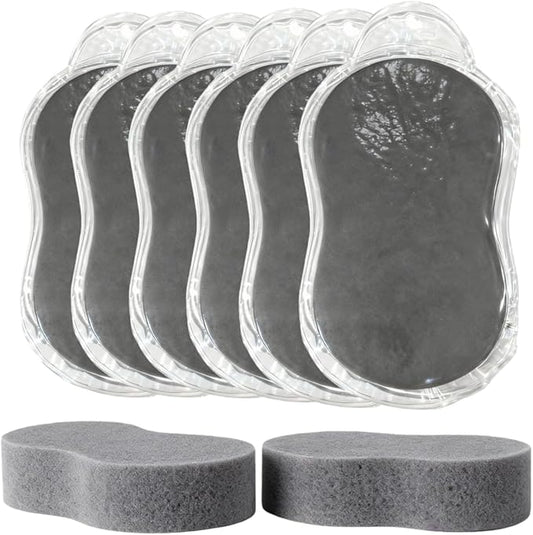 Bug Splatter Scrubber Pad for Cleaning Car Surfaces, Car Wash Sponge for RV, Car, Aircraft, Safe on Paint, 8.7x4.3x1.8 in (6-Pack)