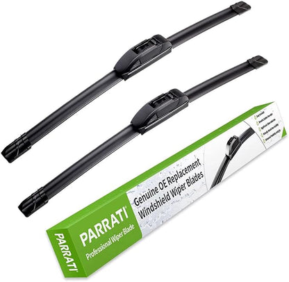 OEM QUALITY 22" + 16" PARRATI Premium All-Season Windshield Wiper Blades (Set of 2)