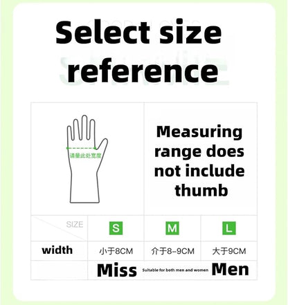 JINGLIKANG 18inch Household Cleaning Rubber Kitchen Dishwashing Waterproof Gloves, Long Durable Anti Slip Work Latex Gloves