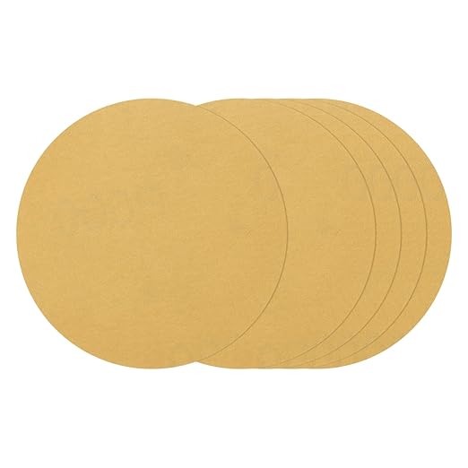 Kozelo 25 Pcs Sanding Discs 3 Inch 600 Grit Hook and Loop Random Orbital Sandpapers Suitable for Drywall Sander Wood Metal Furniture, Yellow