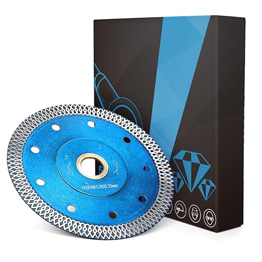 ZERICHIVE 5Pcs/Lot Super Thin 4.5" Diamond Tile Blade Porcelain Saw Blade for Cutting Porcelain Tile Granite Marbles