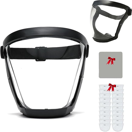 WHANIDU Face Shield, Tooltekt Anti-Dust & Fog-Free Face Shield,Anti-Fog Protective Full Face Shield