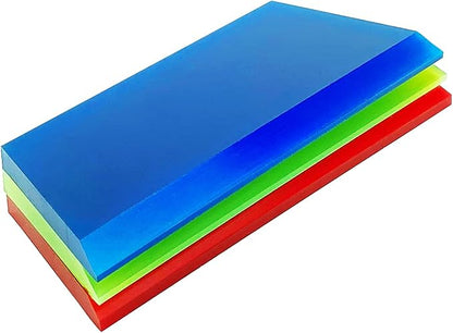 CCyanzi 3-Pack Squeegee Blade Replacement, Rubber Squeegee Blades, Small, for Shower Glass, Sink, or Window Film
