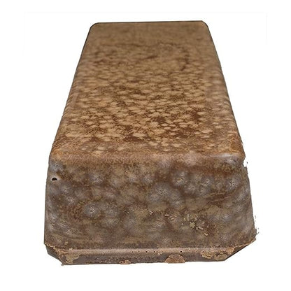 Benchmark Abrasives Buffing Compound for Cutting Removing Scratches on Brass Aluminum Pewter, Non-Ferrous Metals, Wood, Stainless Steel, 1 Pound Bar (Brown Tripoli)