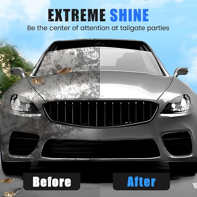 Car Scratch Removal Wax, 2026 Upgrade Scratch Remover for Vehicles, Car Scratch Repair Paste with Sponge, Car Polishing Wax Scratchs Remover Cars Paint Scratchs Repair Kit for Deep Scratches (1 Pack)