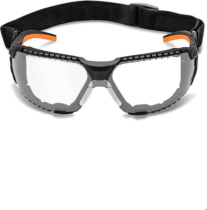 ProtectX Classic Safety Glasses, Anti-Fog Scratch Resistant Lenses, Protective Eyewear for Work, Indoor/Outdoor, ANSI Z87.1