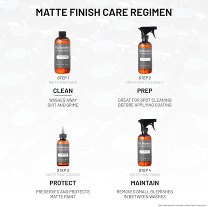 Dr. Beasley's MP10D12 Matte Body Wash-12 oz., Premium Matte Car Wash Soap, pH Balanced, Readily Biodegradable