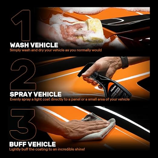 NUAN 300ml Custom Car Coating, Nano Ceramic Coating for Vehicle Paint Protection, Hydrophobic & Gloss Enhancer, Scratch Resistant, Easy Application