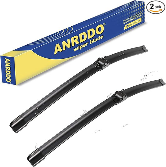 wipers Replacement for MBZ W207 W212 E350 E400 E550 E63 AMG W204 Class C250 C300 C350 C63 AMG W218 C218 CLS550 CLS63 AMG Original Equipment Wiper Blades 24"+24" (Set of 2) Side Lock