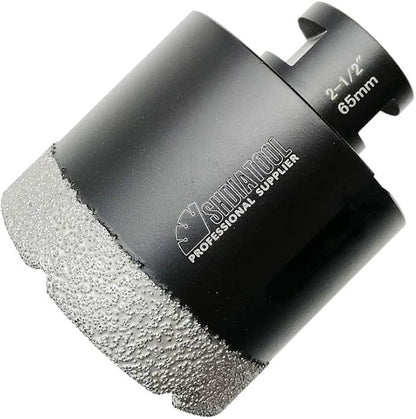 SHDIATOOL Diamond Core Drill Bits 2-1/2 Inch for Porcelain Ceramic Tile Marble 5/8"-11 Hole Saw 65mm