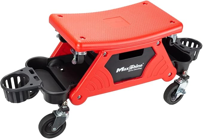 Maxshine Detailing Creeper Cushion – Premium Soft Rubber Seat Pad for Rolling Creeper, Comfortable & Durable Add-On Accessory