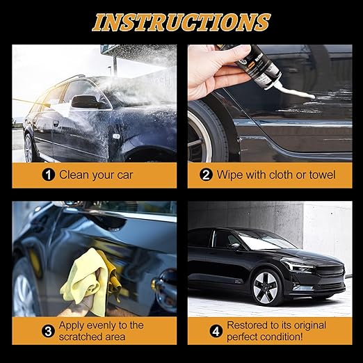 Scratch Remover for Vehicles, 2025 Upgrade Car Scratch Remover for Deep Scratches, Cars Polishing Wax Scratch Remover for Vehicles,Scratch Repair Paste,Car Paint Scratches Repair Kit(2)