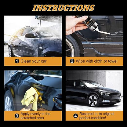 Scratch Remover for Vehicles, 2025 Upgrade Car Scratch Remover for Deep Scratches, Cars Polishing Wax Scratch Remover for Vehicles,Scratch Repair Paste,Car Paint Scratches Repair Kit(2)