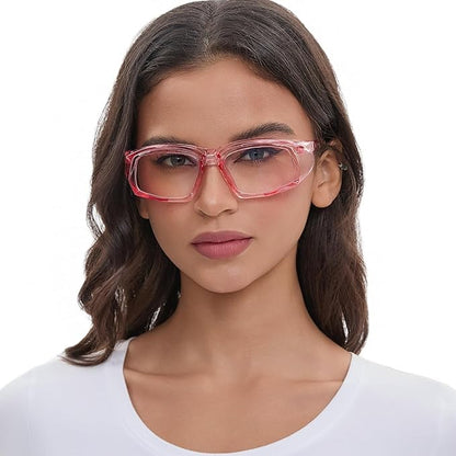 MORK&SUKY Safety Glasses for Men&Women, Anti-Fog Protective Eyewear with Side Shields for Woodworking, Lab Work,Construction.