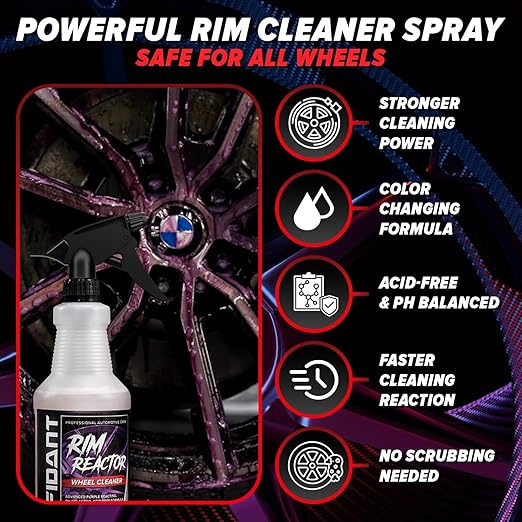 Carfidant Ultimate Clean & Protect Kit – 11-Piece Complete Car Detailing Bundle – Tire Shine, Ceramic Silk, Scratch & Swirl Remover, Plastic & Trim Restorer, Rim Reactor, Iron Remover