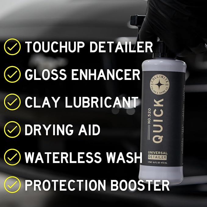 Collinite 520 Quick Detailer and 476S Super Double Coat Auto Wax Combo