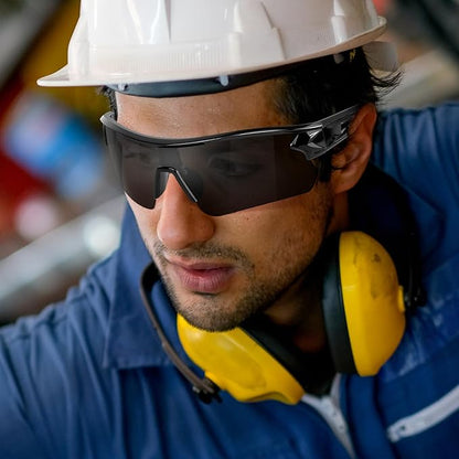 OXG 12 Pack Safety Glasses for Men Women, ANSI Z87.1 Work Glasses Scratch Impact Resistant Lens Protective Eyewear