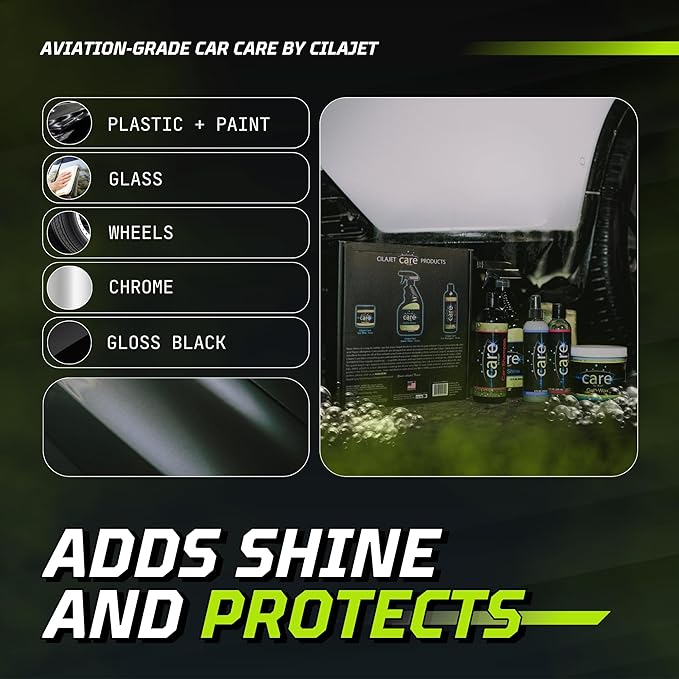 Care Car Shampoo 16oz. and Gel-Wax 26oz., Long-Lasting Car Paint Protection with Deep Car Shine, Non-Hazardous Car Care, Car Gel Wax, Deep Shine for All Cars, Trucks, Motorcycles, and Boats