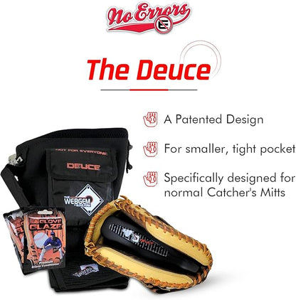 No Errors WebGem Fielder’s Glove Care System – Formation & Break-in Tool for Baseball Mitts, Holds Shape, Essential Gear, Gift for Players