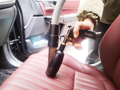Car Interior Detailing Air Blow Gun &vacunm Gun,Cleaning Gun Quickly Blasts Dirt and Dust from Surface Works with Air Compressor(Upgrade Aluminium Rotate Tube) 2IN1
