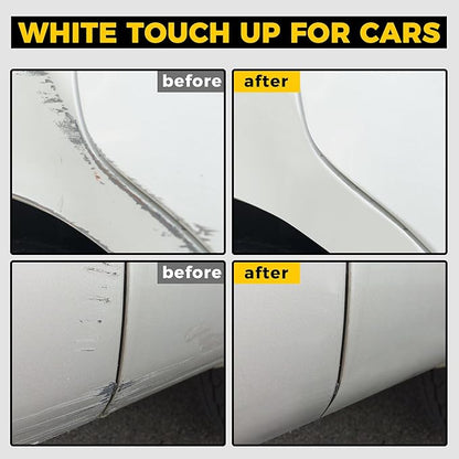 SELEAD Jumbo Tire Marker White - 4 Pack 15mm Wide Tip Paint Pens for Car Tires Lettering, Large Capacity Premium Ink Waterproof Permanent Markers