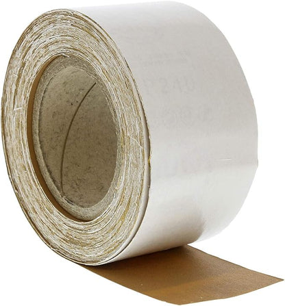 Dura-Gold Premium Gold 800 Grit PSA Longboard Sandpaper, 20 Yard Roll, 2-3/4" Wide, Self Adhesive Stickyback, Woodworking & Automotive Sandpaper Roll, Air File Sand Paper, Auto Sanding Blocks