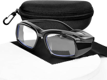 MORK&SUKY Safety Glasses for Men&Women, Anti-Fog Protective Eyewear with Side Shields for Woodworking, Lab Work,Construction.