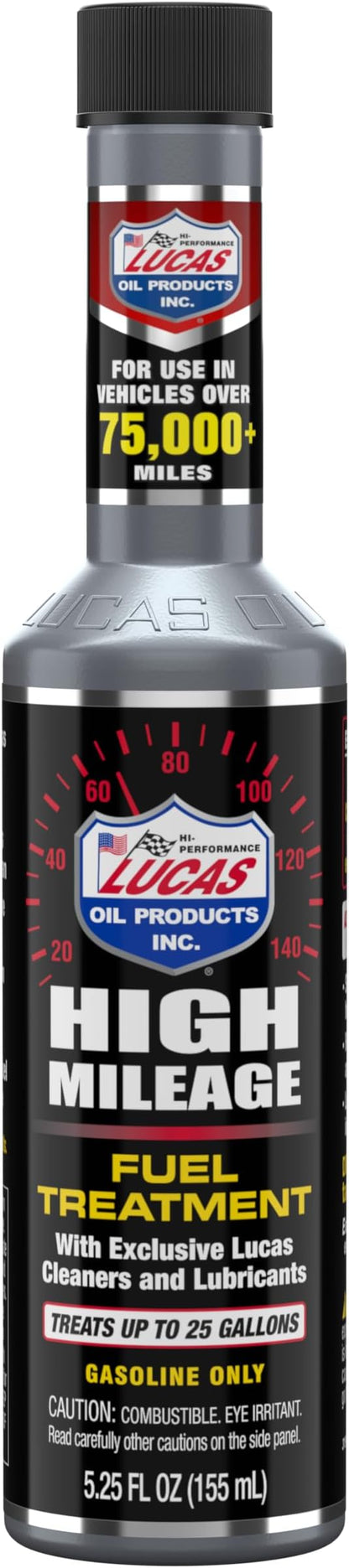 Lucas Oil 10977 High Mileage Fuel Treatment - 5.25 Ounce