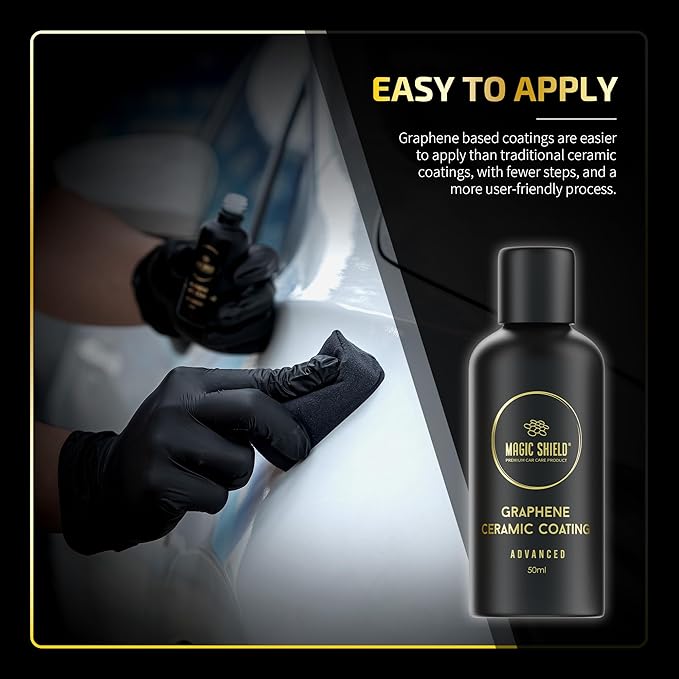 Graphene Coating for Cars │ Self-Healing, 5+ Years Durability │ Advanced SiO2 Ceramic Protection - High Gloss, Anti-Scratch - Perfect for Cars, Motorcycles, Marine, and RVs