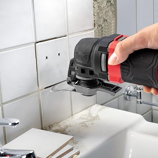 EZARC Oscillating Multi Tool Swing Diamond Blades, Diamond Oscillating Tool Blade, Mortar Cutting Saw Blades for Grout Removal DO57S, 3-Pack