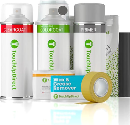 TouchUpDirect J7 Magnetic Metallic Compatible With Ford Exact Match Touch Up Paint Aerosol - Platinum Kit