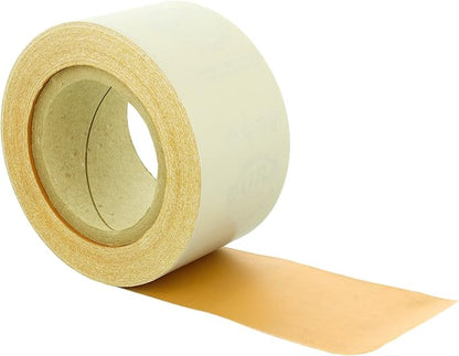 Dura-Gold Premium Gold 600 Grit PSA Longboard Sandpaper, 20 Yard Roll, 2-3/4" Wide, Self Adhesive Stickyback, Woodworking & Automotive Sandpaper Roll, Air File Sand Paper, Auto Sanding Blocks