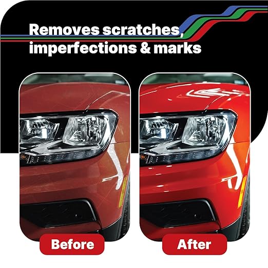 LAUCO Swirl+Plus Scratch Remover, Polish Compound, Professional Silicone-Free Finishing Polish for Removing Fine Scratches, Swirls & Oxidation, Clear Coat Safe, High-Gloss Mirror Finish