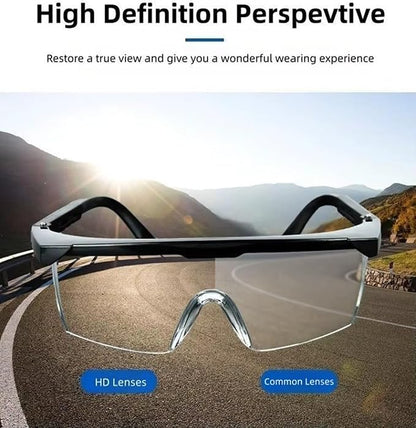 Euxor, Safety Glasses Goggles (2 Pack) Shattered Proof, ANSI Z87.1 & EN 166 UV Resistant, Wide Frame Scratch Resistant Eye Shield Black Frame Wear over Glasses Adjustable temples Unisex.