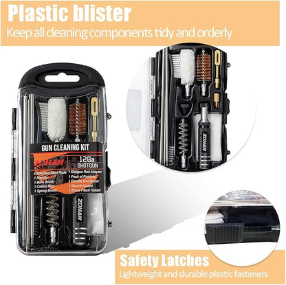ZOHAN Shotgun Cleaning Kit for 12 Gauge,Shotgun Cleaner Supplies Gun Cleaning Kit with Gun Cleaning Brush