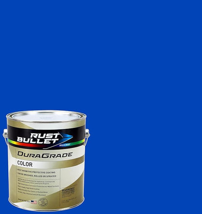 RUST BULLET DuraGrade Color - Blue - 1 Gallon - Advanced Technology Corrossion Control, Rust Inhibitor & Protective Coating, Exceptional Adhesion, UV Resistant