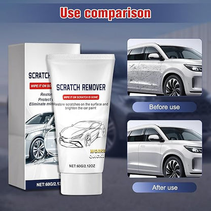 2 Pcs Nano Sparkle Cloth Car Scratch Remover,Upgrade Scratch Remover for Vehicles,Car Paint Scratch Repair Paste,Nano Sparkle Cloth Scratch Remover for Vehicle